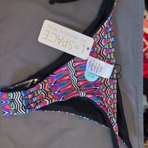 L*Space Colorful Zigzag Bikini Bottom